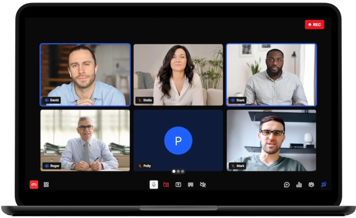 iLoquio Video Call Interface
